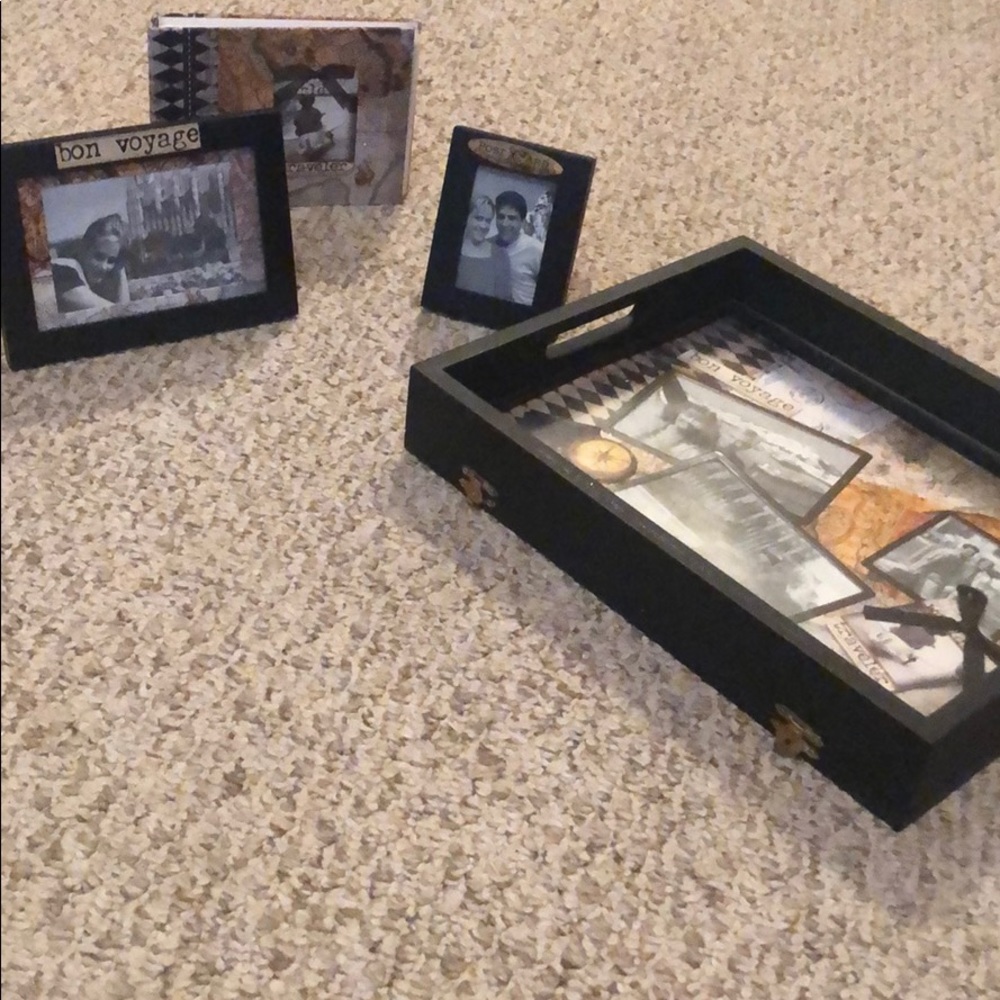 Photo Tray Frames and Picture book set 4 Items